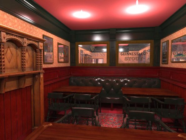 アイリッシュバー内観
